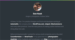 Desktop Screenshot of danhauk.com